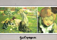 CPM D'Espagnat des lapins blancs 