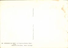 CPM Leonardo da Vinci La Vierge aux Rochers Detail l'Ange 