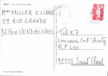 CPM Les joies de la neige 