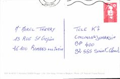 CPM Joie bonheur et sante tout au long de la nouvelle annee 