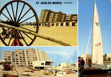 CPM La Vendee Touristique Saint Jean de Monts Bateau Catamaran