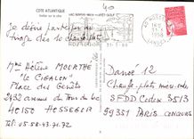 CPM Cote Atlantique Voillier sur la cote