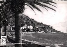 CPM Menton Frontiere Franco Italienne Vue sur le Pont St Louis et la Douane Italienne 