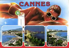 CPM Cote d'Azur Souvenir de Cannes 