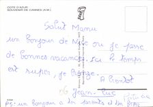 CPM Cote d'Azur Souvenir de Cannes 