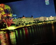 CPM Cannes Cote d'Azur French Riviera Feux d'artifices sur la Croisette 