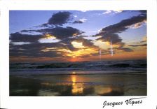 CPM Visage des Landes Splendeur des couchers de soleil sur l'ocean Atlantique 