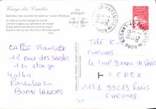 CPM Visage des Landes Splendeur des couchers de soleil sur l'ocean Atlantique