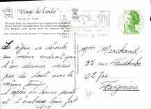 CPM Visage des Landes Route en Foret