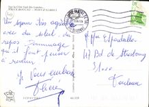 CPM Sur la Cote Sud des Landes Vieux Boucau Port d'Albert Planche a voile