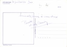 CPM Cote Aquitaine Le jour se retire