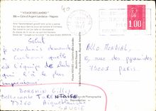 CPM Visage des Landes Cote d'Argent Landaise Vagues