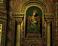 CPM Buglose Landes La statue de Notre Dame 