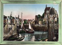 CPM Honfleur Le Port de la Lieutenance Bateaux de peche