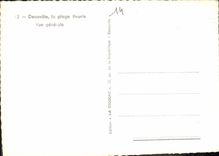 CPM Deauville la plage fleurie vue generale