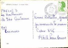 CPM Lisieux Calvados Le Jardin Public 