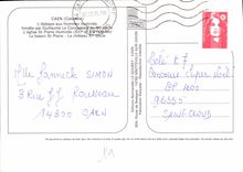 CPM Caen Calvados L'Abbaye aux Hommes illuminee 