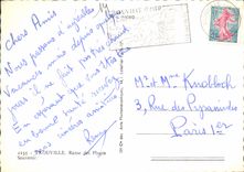CPM Souvenir de Trouville La plage Boulevard Fernand Moureaux Le casino La piscine
