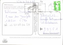 CPM Vire Calvados Les ruines de l'Ancien donjon L'Eglise