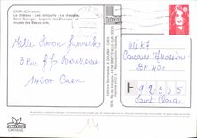 CPM Caen Calvados Le Chateau Les Remparts La Chapelle Saint Georges La Porte des Champs 