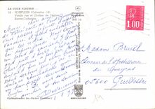 CPM La Cote Fleurie Honfleur Calvados Vieille rue et Clocher de l'Eglise Sainte Catherine