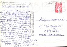 CPM Cabourg Calvados Vue generale aerienne sur le front de mer