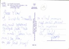 CPM Deauville Calvados La Plage Fleurie L'Hotel de Ville