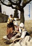 CPM Les Belles Images de Provence Jeunes Provencales Folklore