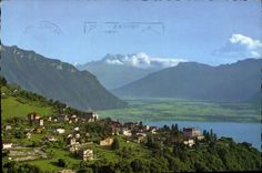 CPM Glion sur Montreux Lac Leman et Dents du Midi 