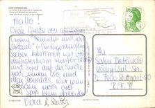 CPM Strasbourg Le portail et la rosace de la Cathedrale 