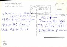 CPM Monaco Monte Carlo Vue generale du port et de la piscine 