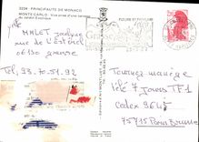 CPM Principaute de Monaco Monte Carlo Vue prise d'une terrasse du Jardin Exotique 