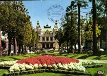 CPM Reflets de la Cote d'Azur Monte Carlo Le Casinon et ses jardins 