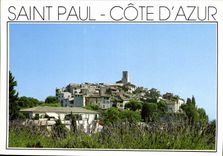 CPM Cote d'Azur French Riviera Saint Paul Cite des arts et des artistes 
