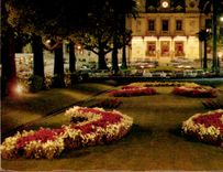 CPM Monte Carlo Principaute de Monaco Les Jardins et le Casino illumines 