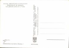 CPM Principaute de Monaco Vue generale prise de la Turbie 