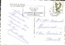 CPM Principaute de Monaco Les yachts au port Au fond Monte Carlo Bateaux