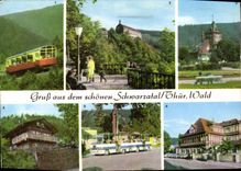 CPM Gruss aus dem schonen Schwarzatal Thur Wald 