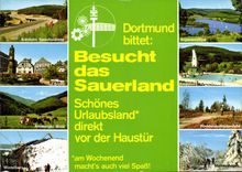 CPM Dortmund bittet Besucht das Sauerland Schones Urlaunsland direkt vor der Haustur 