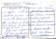 CPM Cote d'Azur Grasse Alpes Maritimes 