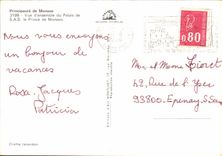 CPM Principaute de Monaco Vue d'ensemble du Palais de SAS le Prince de Monaco 