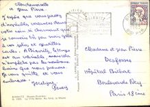 CPA Biarritz Basses Pyrenees la Villa Belzo au fond la Rhune