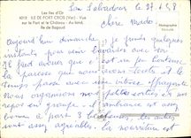 CPA Les Iles d'Or Ile de Port Cros Var vue sur le Port et le Chateau au fond Ile de Bagaud 