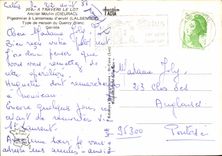 CPA A Travers le Lot Ancien Moulin Cieurac Pigeonnier a Lantemeau d'envol Lalbenque Type de Maison d