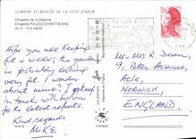 CPM Lumiere et Beaute de la Cote d'Azur Chapelle de la Pepiole Chapelle Paleo Chretienne du V VI sie