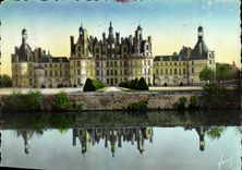 CPM Chambord Loir et Cher le Chateau Facade nord construit en 1519 par Francois 1er 