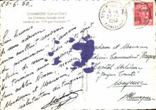 CPM Chambord Loir et Cher le Chateau Facade nord construit en 1519 par Francois 1er 