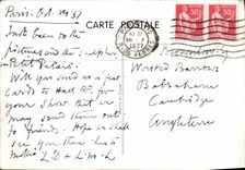 CPM Portrait de M J Museu d'Art de Catalunya Picasso