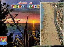CPM En Parcourant la Cote Mediterraneenne Valras Plage Herault 