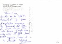 CPM La Cote de Beaute Saint Palais sur mer Charente Maritime la Plage la Place centrale le Pont du D